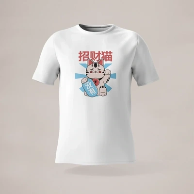  Custom T - Shirt White