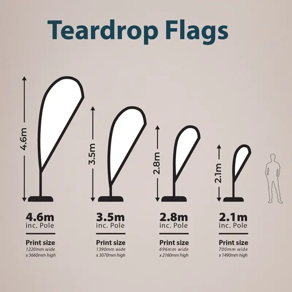  Teardrop  -  Size Guide