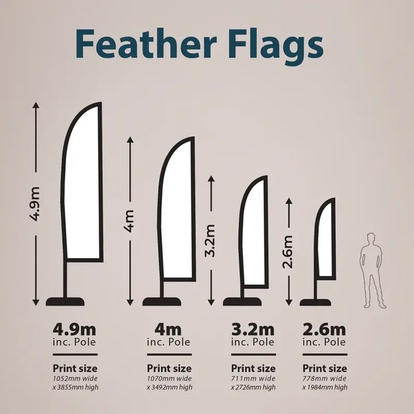  Feather  -  Size Guide