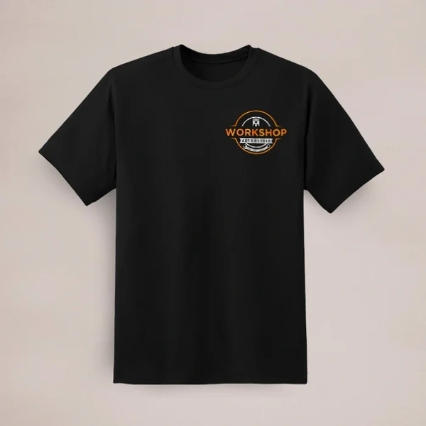  Heavy Cotton T - Shirt Black